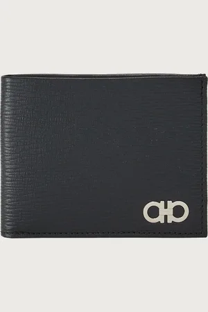 Salvatore Ferragamo Cartera plegable americana Negro