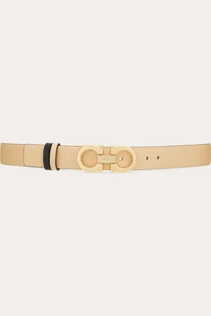 Salvatore Ferragamo Cinturón Gancini ajustable y reversible