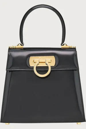 Salvatore Ferragamo Iconic Top Handle (S) Negro