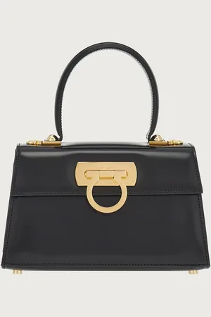 Salvatore Ferragamo East-West Iconic Top Handle (S) Negro