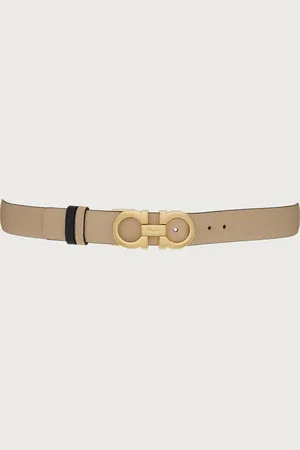 Salvatore Ferragamo Cinturón Gancini ajustable y reversible