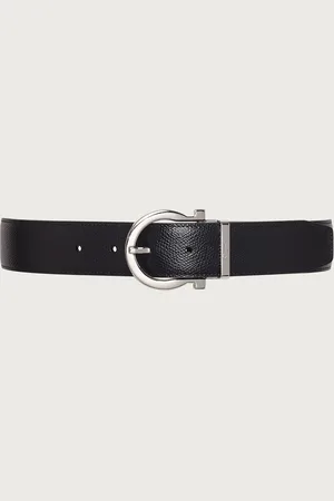 Salvatore Ferragamo Cinturón reversible y ajustable Negro