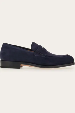 Salvatore Ferragamo Mocasines Penny Tramezza Azul Talla 41.5