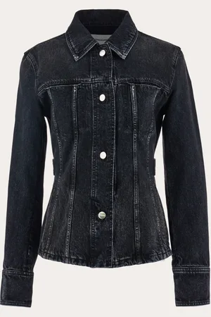 Salvatore Ferragamo Chaqueta de denim Negro