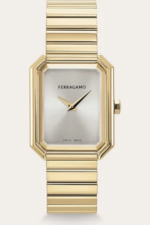 Salvatore Ferragamo Reloj Crystal Blanco