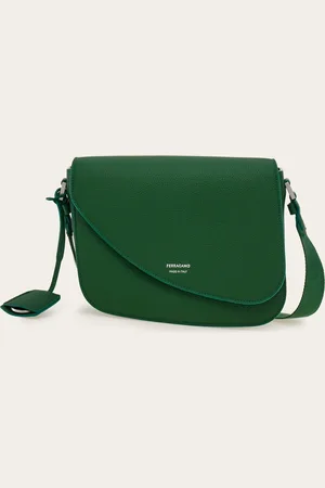 Salvatore Ferragamo Bolso messenger Fiamma (S) Verde