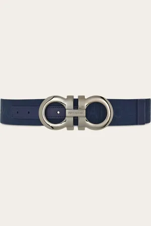 Salvatore Ferragamo Cinturón fijo Gancini Azul