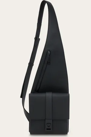 Salvatore Ferragamo Bolso de un hombro asimétrico con hebilla Gancini Negro