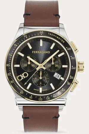 Salvatore Ferragamo Reloj 1927 Chrono Marrón
