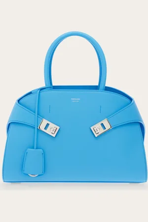 Salvatore Ferragamo Bolso de mano Hug (M) Azul