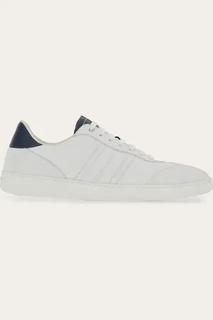 Salvatore Ferragamo Sneakers bajas con firma Blanco Talla 39