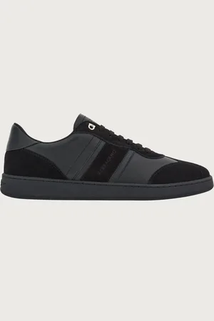 Salvatore Ferragamo Sneakers bajas con firma Negro Talla 39