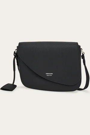 Salvatore Ferragamo Bolso messenger Fiamma (S) Negro
