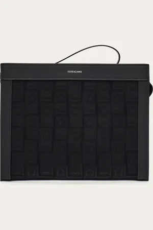 Salvatore Ferragamo Pouch Monogram Negro