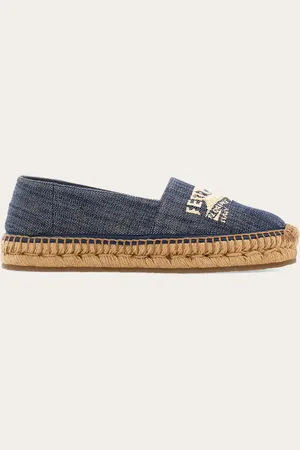 Salvatore Ferragamo Alpargatas de denim Azul Talla 36.5