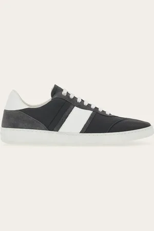 Salvatore Ferragamo Sneakers bajas con firma Azul Talla 39