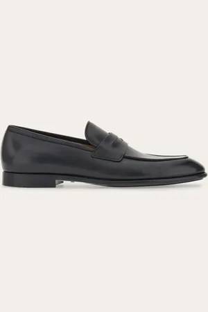 Salvatore Ferragamo Mocasines Penny Negro Talla 40.5