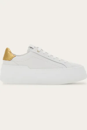 Salvatore Ferragamo Sneakers con plataforma Blanco Talla 34.5