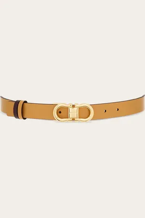 Salvatore Ferragamo Cinturón ajustable y reversible Gancini