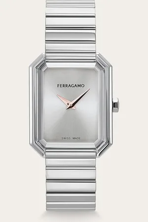 Salvatore Ferragamo Reloj Crystal Blanco