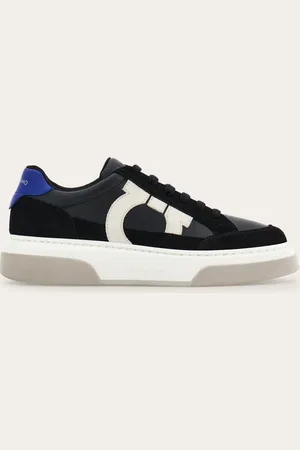 Salvatore Ferragamo Sneakers bajas con Gancini Negro Talla 39