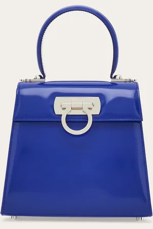Salvatore Ferragamo Iconic Top Handle (S) Azul