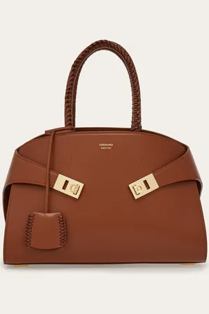 Salvatore Ferragamo Bolso de mano Hug (M) Marrón