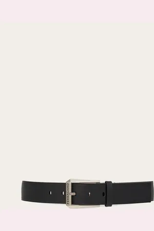 Salvatore Ferragamo Cinturón fijo Negro