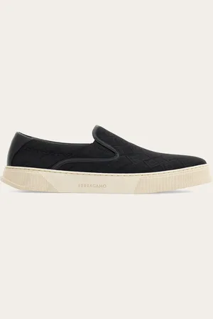 Salvatore Ferragamo Sneakers slip on Negro Talla 40