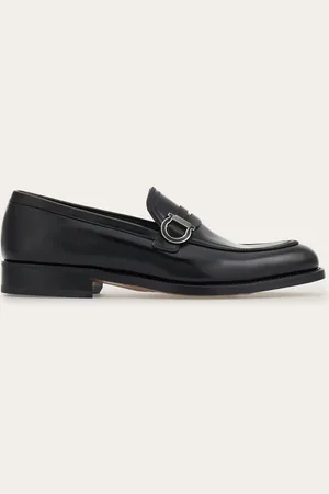 Salvatore Ferragamo Mocasines adorno Gancini Negro Talla 39