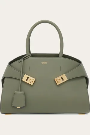 Salvatore Ferragamo Bolso de mano Hug (M) Gris
