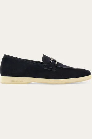 Salvatore Ferragamo Mocasines informales adorno Gancini Azul Talla 39