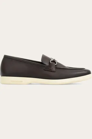 Salvatore Ferragamo Mocasines informales adorno Gancini Marrón Talla 39