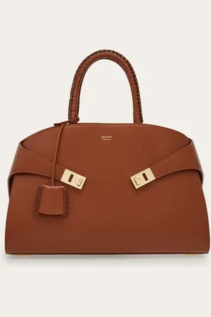 Salvatore Ferragamo Bolso de mano Hug (L) Marrón