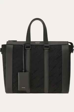 Salvatore Ferragamo Bolso de trabajo Monogram Negro