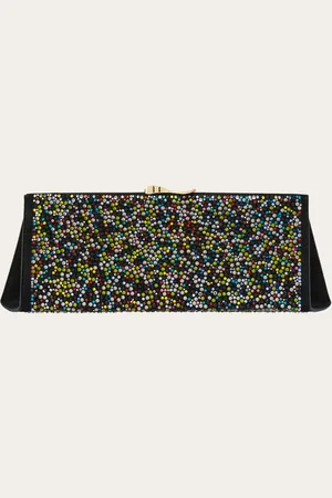 Salvatore Ferragamo Clutch con cristales
