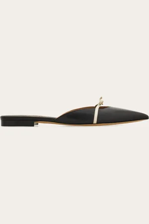 Salvatore Ferragamo Mules con mini lazo Negro Talla 35.5