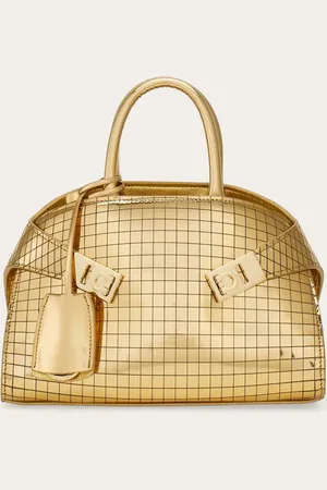 Salvatore Ferragamo Bolso de mano Hug (XS) Oro