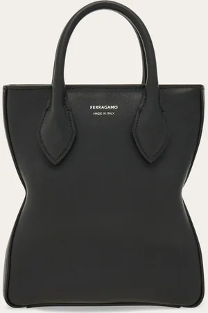 Salvatore Ferragamo Bolso mini tote star-shaped North-South Negro