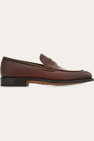 Salvatore Ferragamo Mocasines penny Tramezza Marrón Talla 40.5