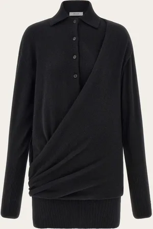 Salvatore Ferragamo Vestido polo corto Negro