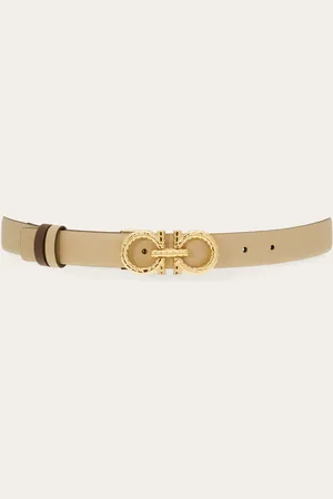 Salvatore Ferragamo Cinturón reversible y ajustable Gancini