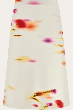 Salvatore Ferragamo Falda estampado Blossom