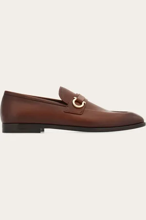 Salvatore Ferragamo Mocasines adorno Gancini Marrón Talla 39