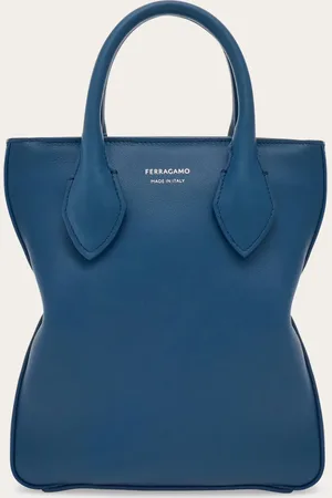 Salvatore Ferragamo Bolso mini tote star-shaped North-South Azul