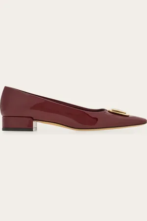 Salvatore Ferragamo Zapatos de salón new Vara plate Rojo Talla 35.5