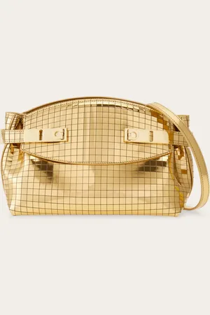Salvatore Ferragamo Bolso bandolera Hug Soft (XS) Oro