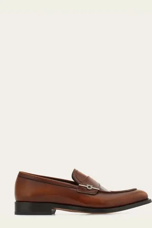 Salvatore Ferragamo Mocasines penny adorno Gancini Marrón Talla 40