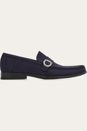 Salvatore Ferragamo Mocasines adorno Gancini Azul Talla 40
