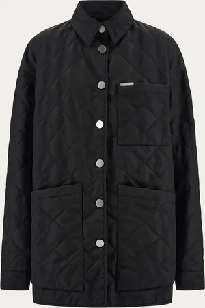 Salvatore Ferragamo Chaqueta acolchada Negro